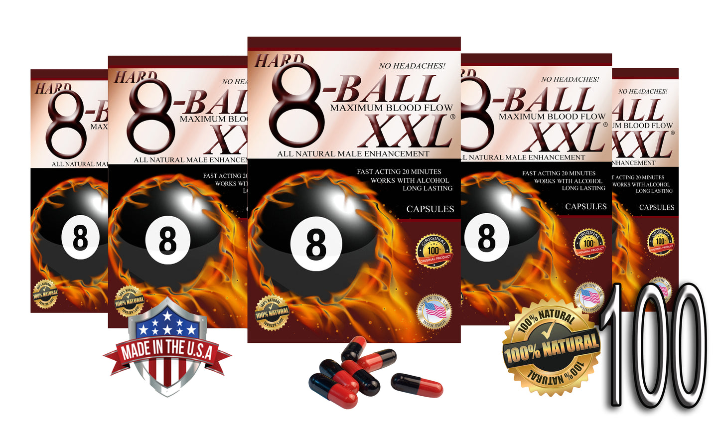 Hard 8 Ball XXL 100 Capsules Pack