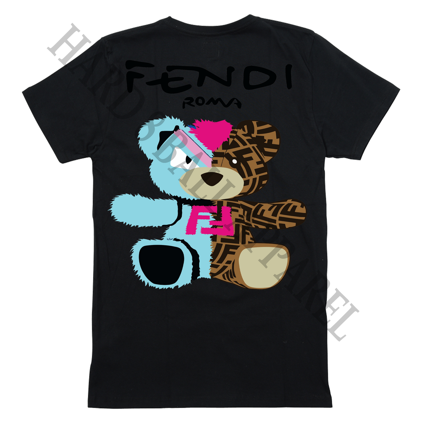 Fuzzy Twisted Bear T Shirt